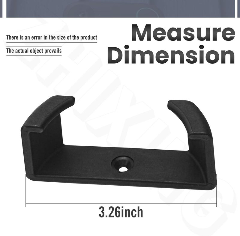 ZHIXING Hockey Puck Wall Mount Display (4 Pack) Hockey Puck Wall Rack Holder Brackets for Collectible Pucks & Game Winning Pucks, Wall-Mountable, Holder for all Hockey Pucks - Image 2